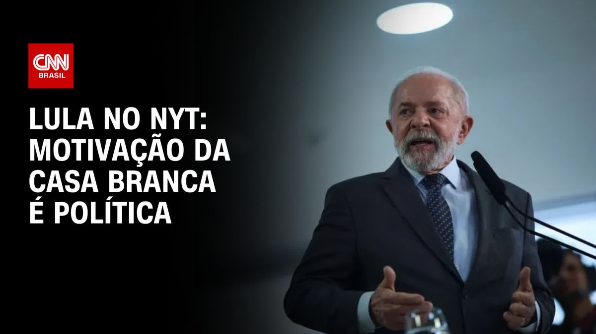 "Motivação da Casa Branca é política", afirma Lula; assista #CNNBrasil