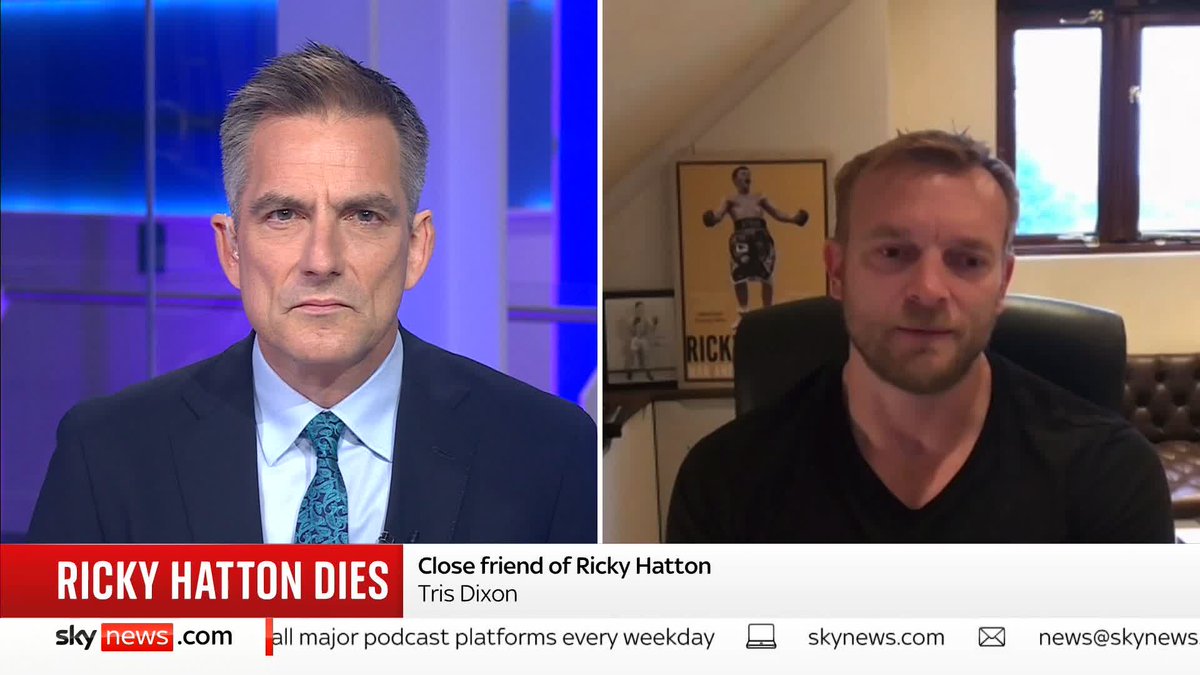 "I just hope he knows how much he was adored by the British public." Tris Dixon - a close friend of Ricky Hatton - pays tribute to the former boxing world champion, who has died at the of 46. Latest ➡️ 📺 Sky 501, Virgin 602, Freeview 233 and YouTube