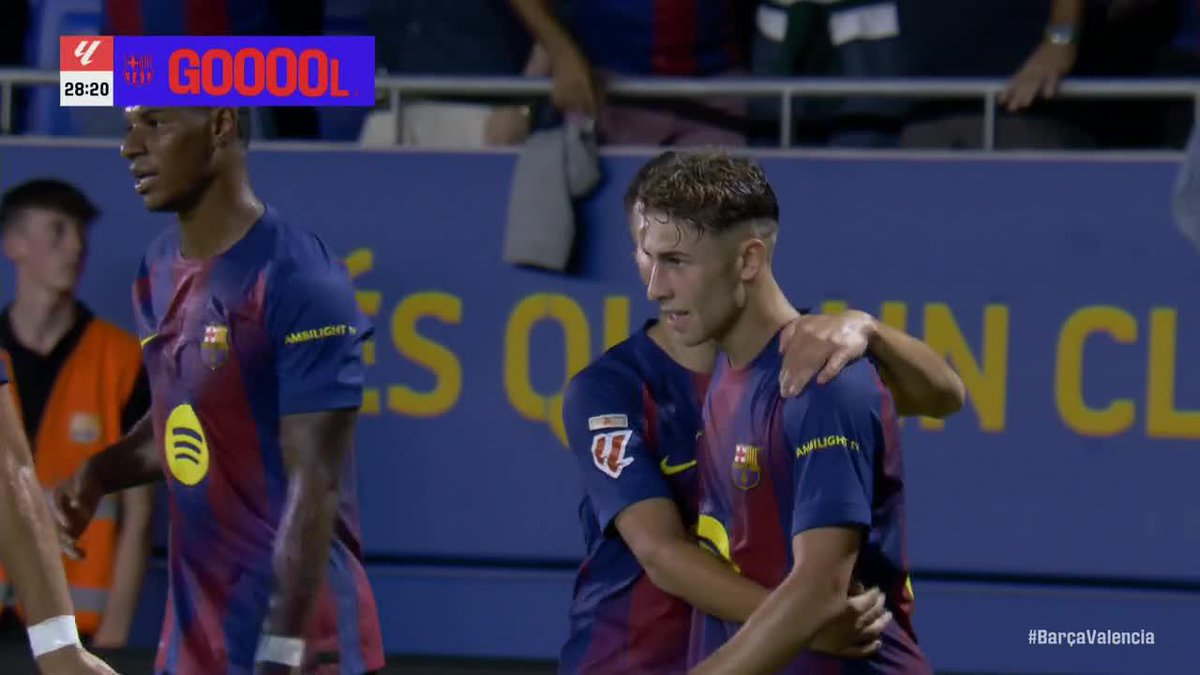FERMIN LOPEZ MAKES IT 1-0 FOR BARCELONA 🤩
