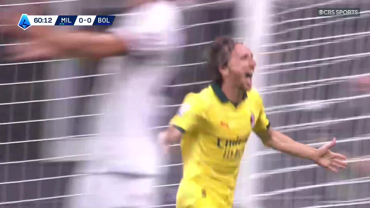 LUKA MODRIC SCORES HIS FIRST GOAL FOR MILAN ๐