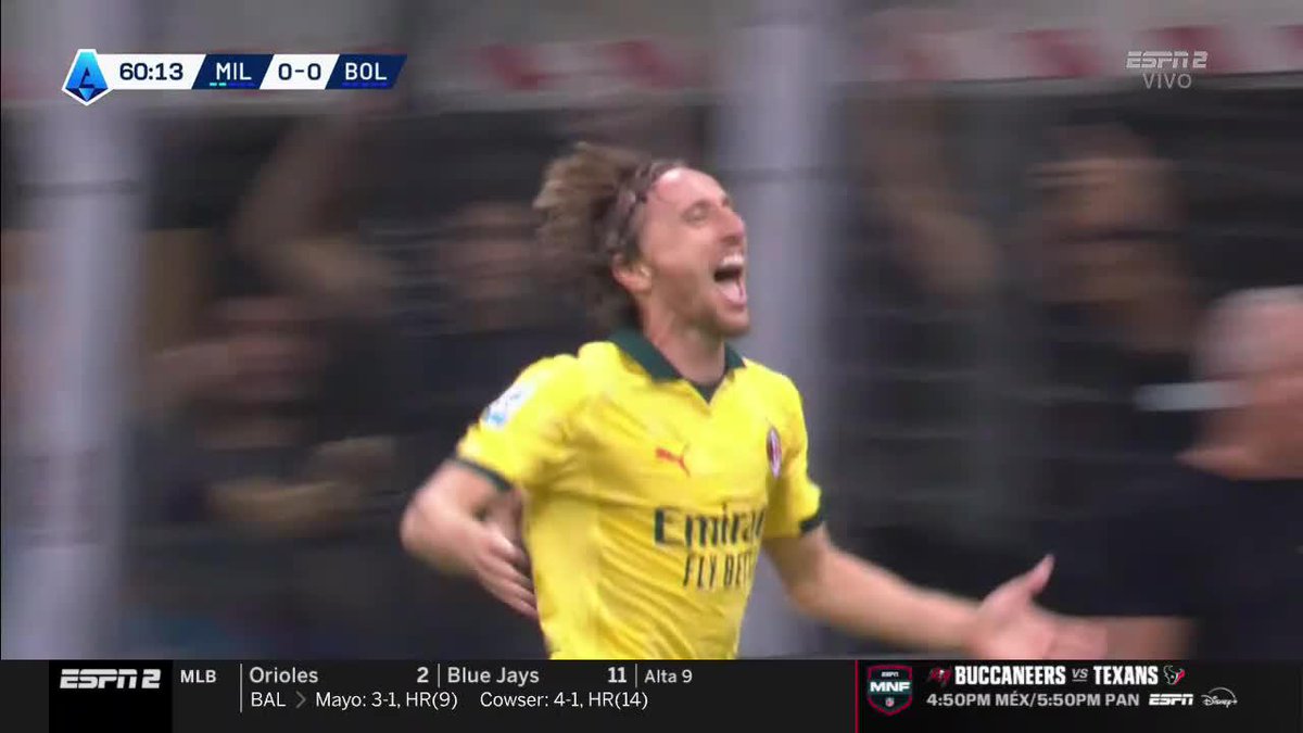 LUKA MODRIC 🇭🇷 FIRMÓ SU PRIMER GOL CON LA CAMISETA DE MILAN.