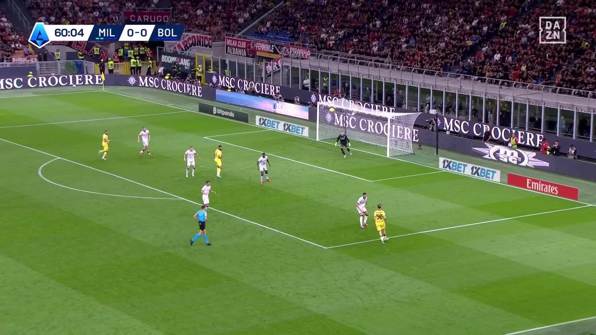¡El mejor REGALO de CUMPLEAÑOS!🎁 LUKA MODRIĆ MARCA SU PRIMER GOL CON EL AC MILAN. EN SAN SIRO. CON SU GENTE. Porque la edad es solo un número✨ #SerieAenDAZN🇮🇹
