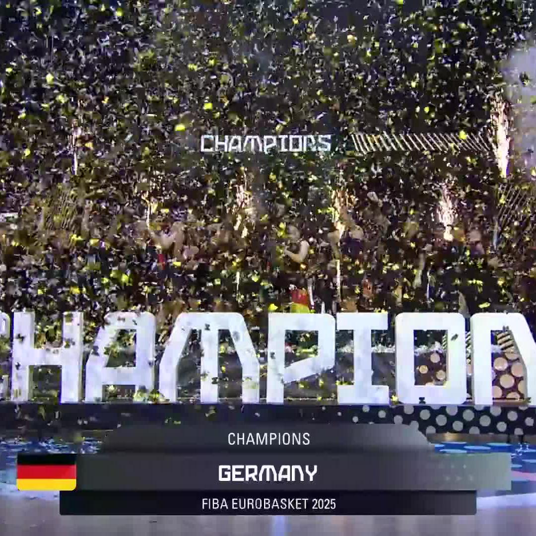 🚨GERMANY WINS THE EUROBASKET TITLE🚨