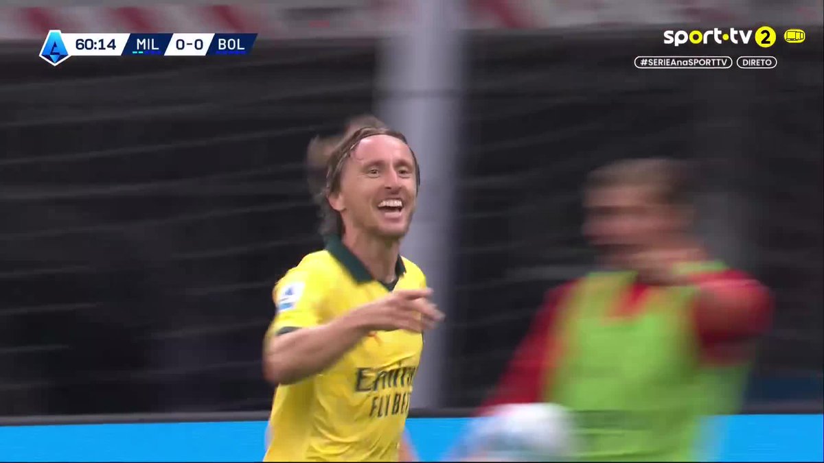 Luka Modrić, aos 40 anos de idade, marca o seu primeiro golo pelo AC Milan 🤩🥹