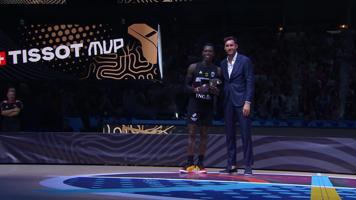 Dennis Schröder wins FIBA EuroBasket 2025 MVP 🏆 Congrats, Dennis Schröder!