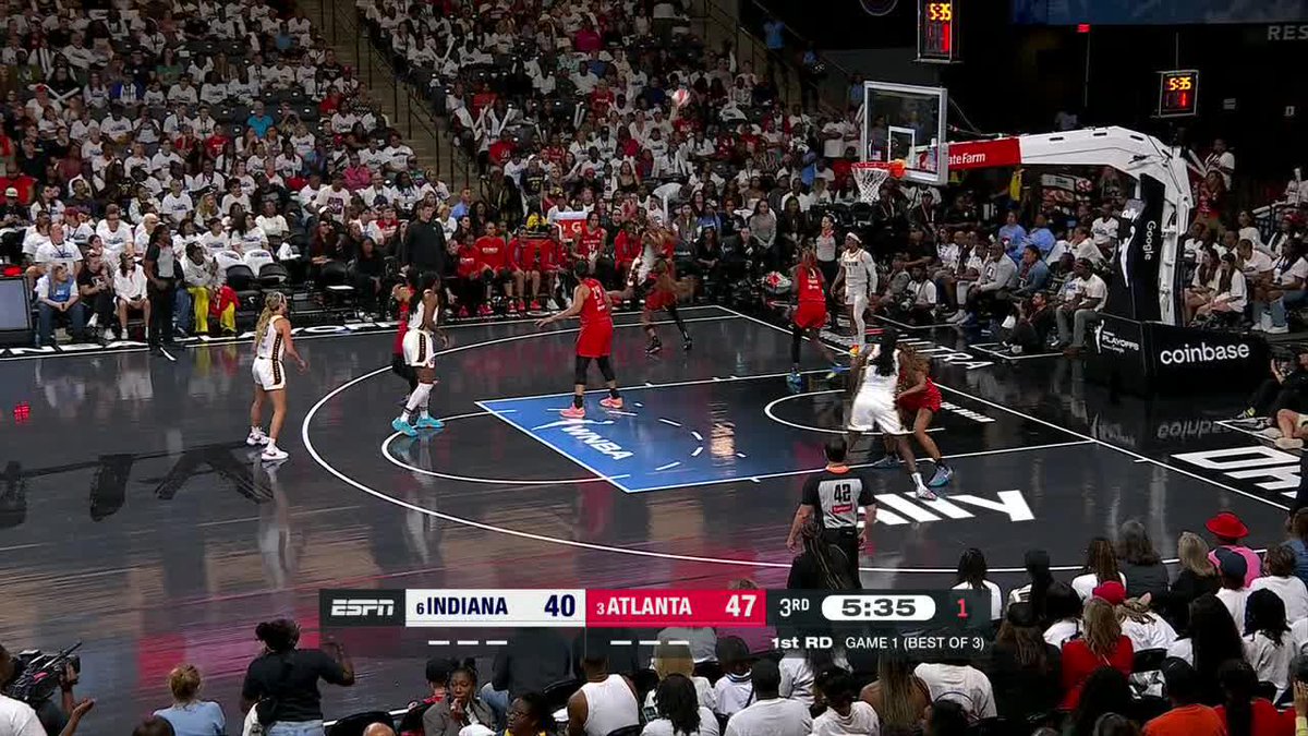 AND-1! What a shot from Kelsey Mitchell 🔥