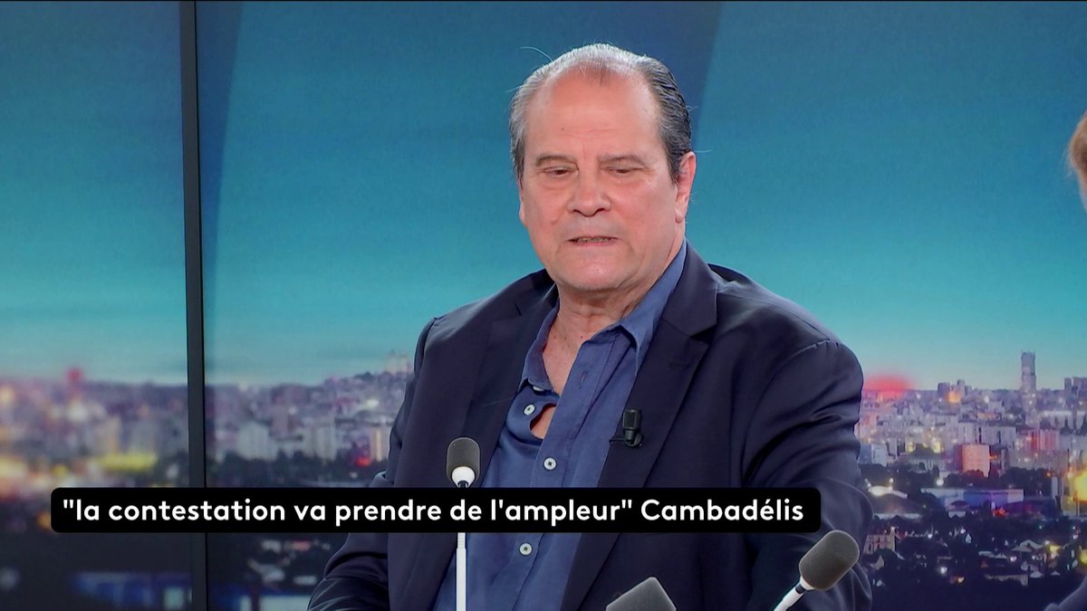 🔴 🗣 “Ce qui se passe à Gaza ne fait que renforcer une colère. Mélenchon utilise ça. Il essentialise, quand on est juif on est dépendants d’Israël : c’est une nouvelle forme d’essentialisation des Juifs”, estime Jean-Christophe Cambadélis, ancien premier secrétaire du PS.