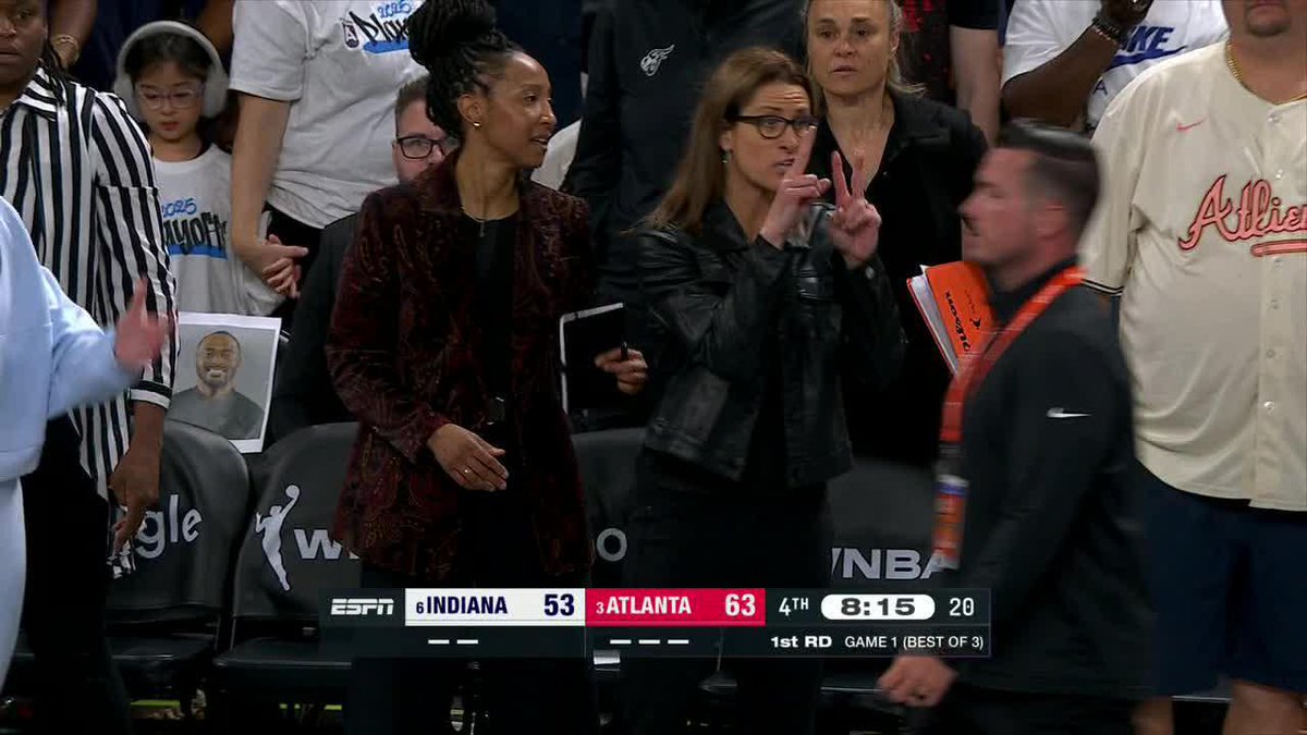 Indiana Fever coach Stephanie White received a technical foul after arguing with the officials.
