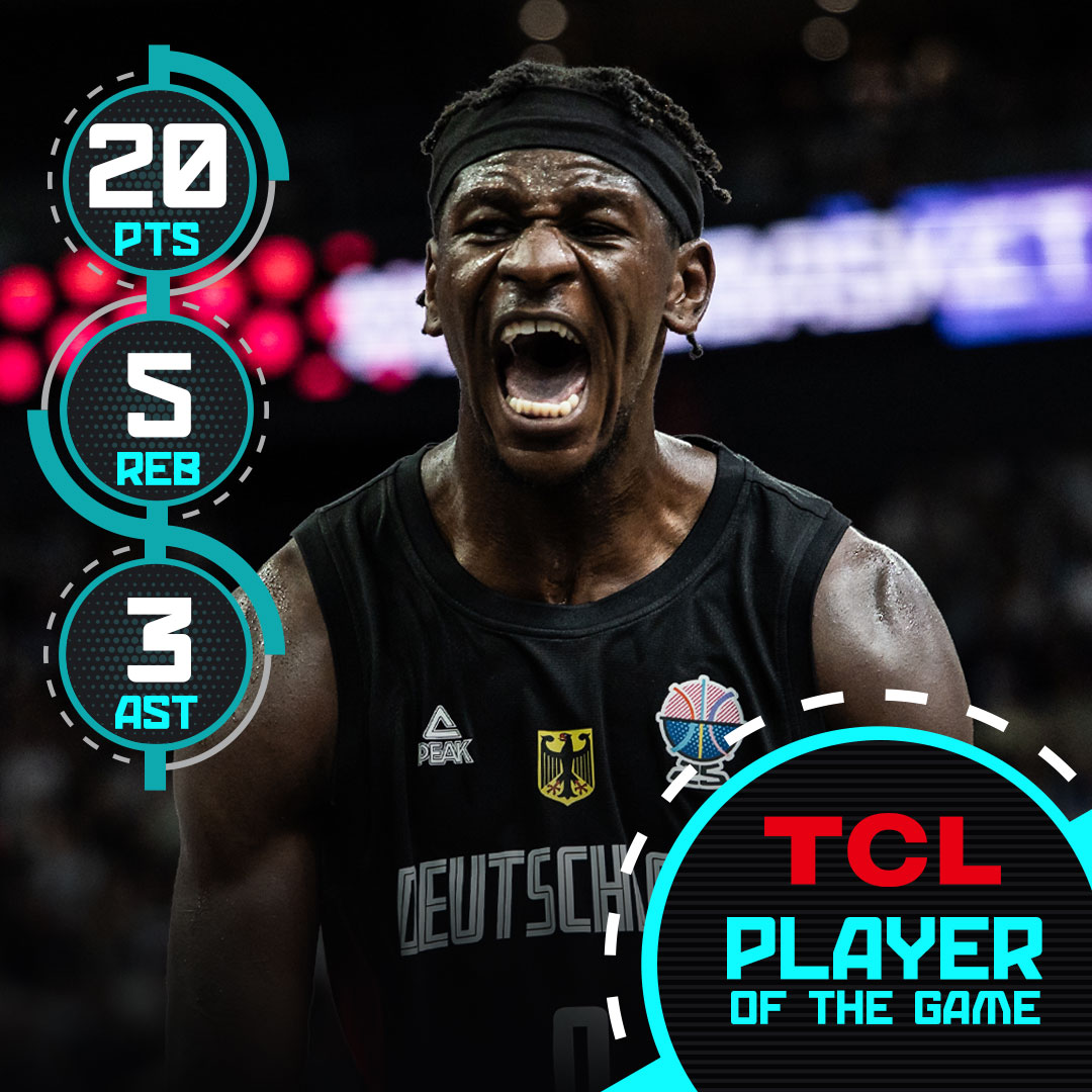 Isaac Bonga (20 PTS, 5 REB, 3 AST) came up clutch as Germany claims the EuroBasket title in Riga! #EuroBasket