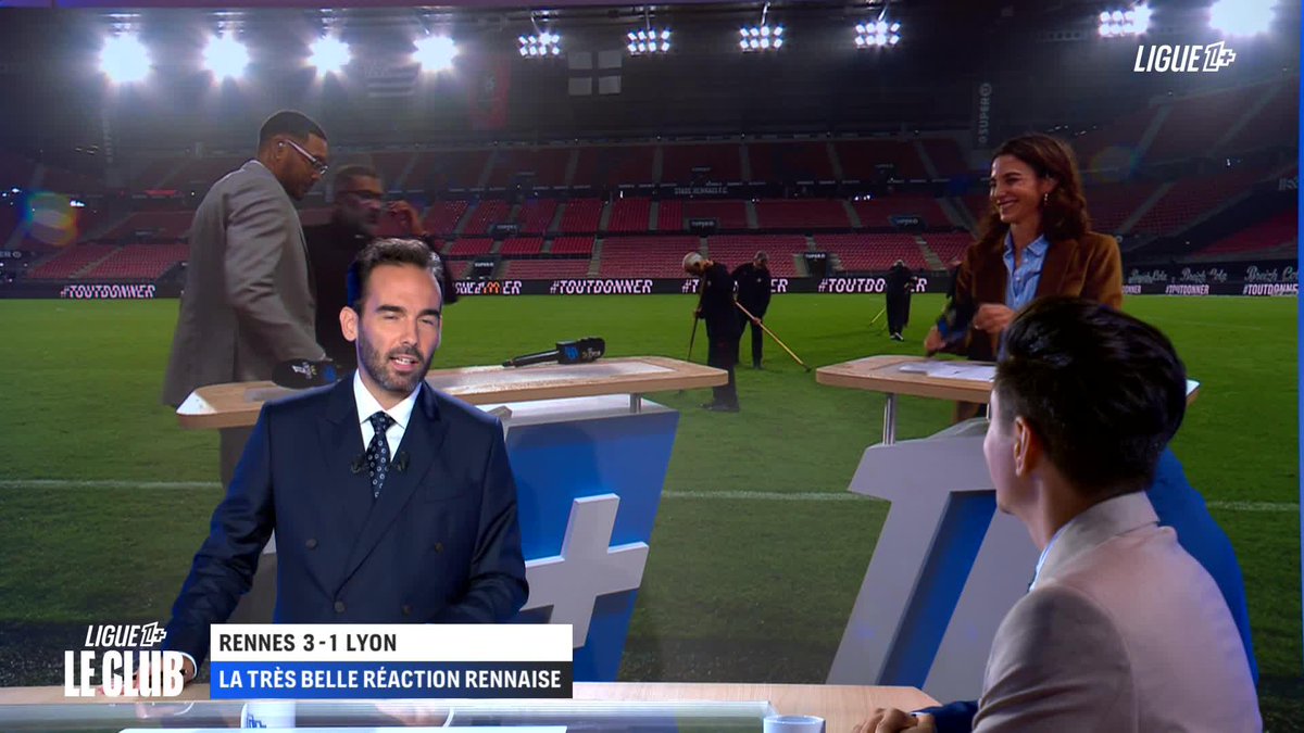 Après une semaine difficile, on a retrouvé un Habib Beye touché au micro de Ligue 1+ à la fin du match 🙏 #SFRCOL