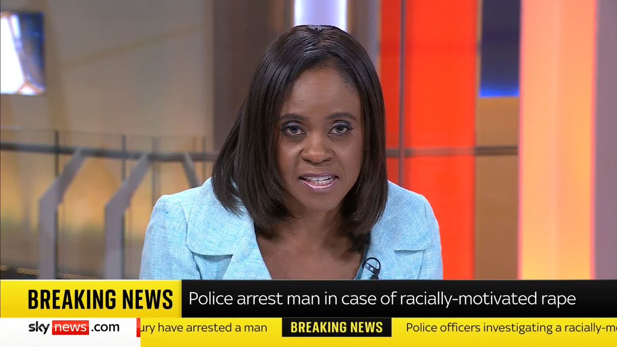 BREAKING: Officers investigating the 'racially-motivated' rape of a Sikh woman in the West Midlands have arrested a man, police have said. @SkyGillian has the latest. Read more ➡️ 📺 Sky 501, Virgin 602, Freeview 233 and YouTube