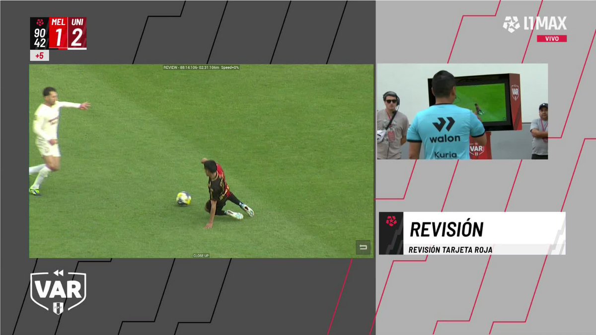 🔴 TARJETA ROJA PARA TANDAZO POR UNA FALTA CONTRA CALCATERRA #Melgar 1-2 #Universitario 📺 Conoce cómo ver L1MAX en vivo 👉 #L1MAX #Liga1TeApuestoEnVivo