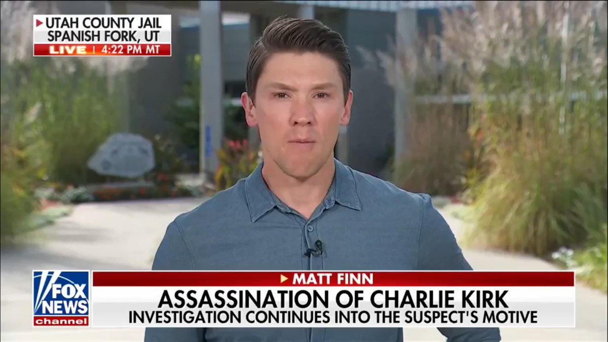 SEE IT: The shirt worn by a man who trampled Charlie Kirk's memorial appears similar to the one the alleged assassin wore the day of the shooting, notes FOX News correspondent Matt Finn.