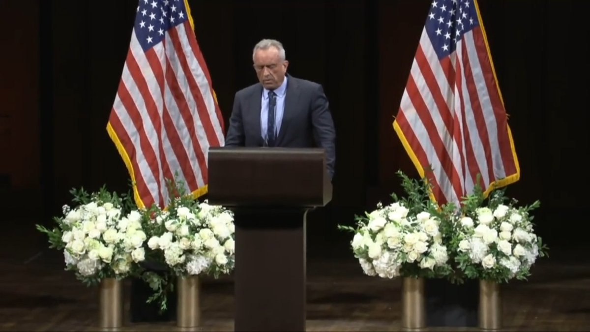 "I had a conversation once with Charlie where we talked about the danger we both faced from challenging entrenched interests. He asked me if I was scared to die. I said, there are a lot worse things than dying... Charlie gave his life so the rest of us wouldn’t have to suffer those fates worse than death. Now it’s our job. He’s no longer here to lead us, to rush in and fill the breach and win this battle for our country, for God, and for our families." - United States Secretary of Health and Human Services Robert F. Kennedy Jr.