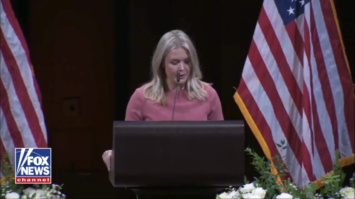 EMOTIONAL TRIBUTE: Karoline Leavitt honors Charlie Kirk's legacy during a vigil at the Kennedy Center: "When so many influential voices in our society are brainwashing young people to abandon our faith, to stay single, not to have children and to bash our country, Charlie Kirk offered us an alternative path."