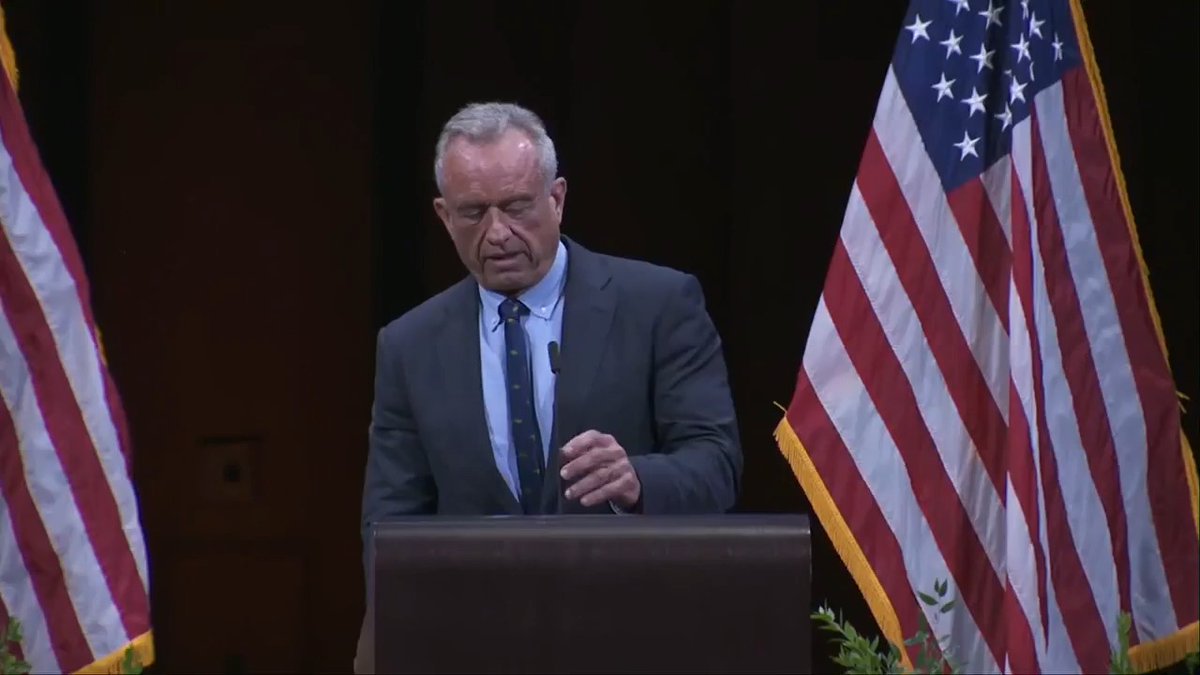 "I want to live like Charlie Kirk." RFK Jr. says Charlie Kirk inspired his niece, 17, to travel with her Bible because she wanted to be more like him.