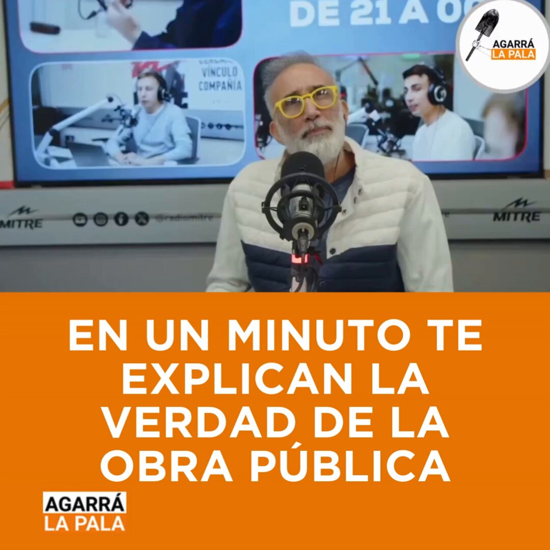 🚨En un minuto te explican la verdad de la obra pública Javier Milei Lisandro Catalán Gabriel Anello