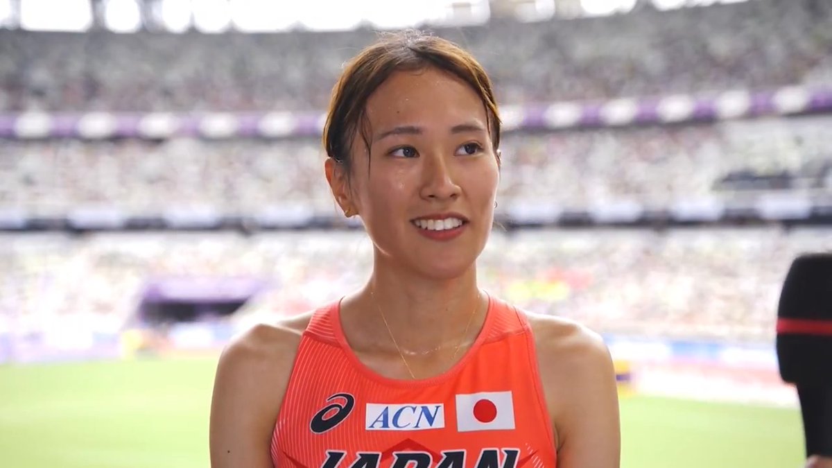 【#東京世界陸上 】 ✅女子3000m障害 日本新記録✨ 🇯🇵#斎藤みう のインタビューです！！！ 🗣「約10秒更新できて嬉しいです！ 海外のレースでも走っていける様な選手になりたい」 📺TBS系 生中継