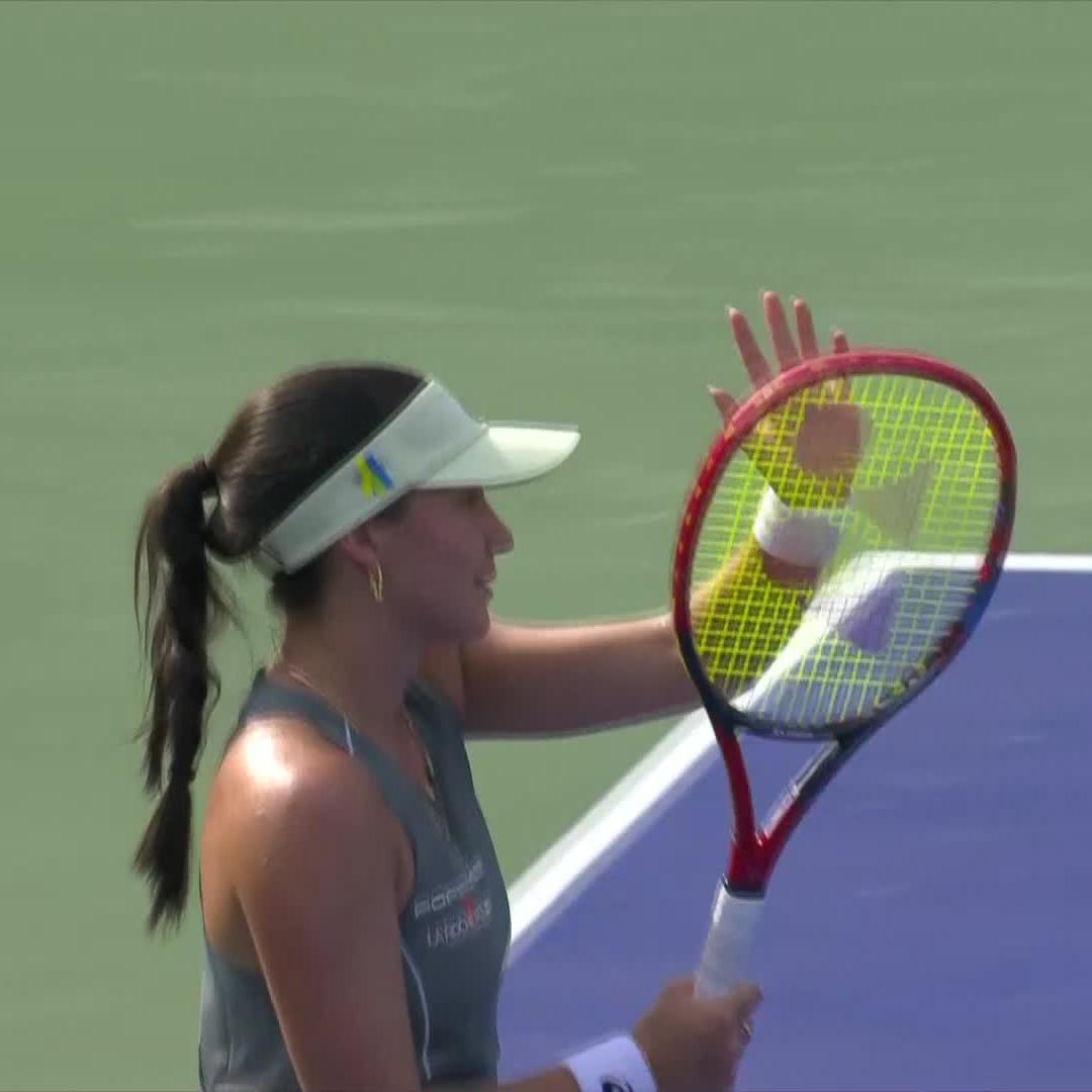 Eva Lys strikes in Seoul 🙌 The German's 9th career win against a Top 50 ranked opponent. Eva Lys | #KoreaOpen