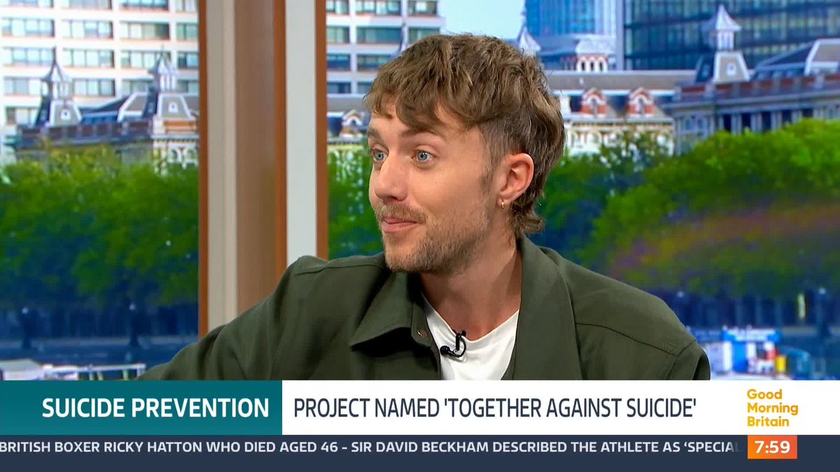 TV Presenter and broadcaster Roman Kemp is joining forces with the Premier League to launch a new suicide prevention scheme for football fans. He's been campaigning for us all to be more open about our mental health since losing his friend Joe Lyons in 2020.