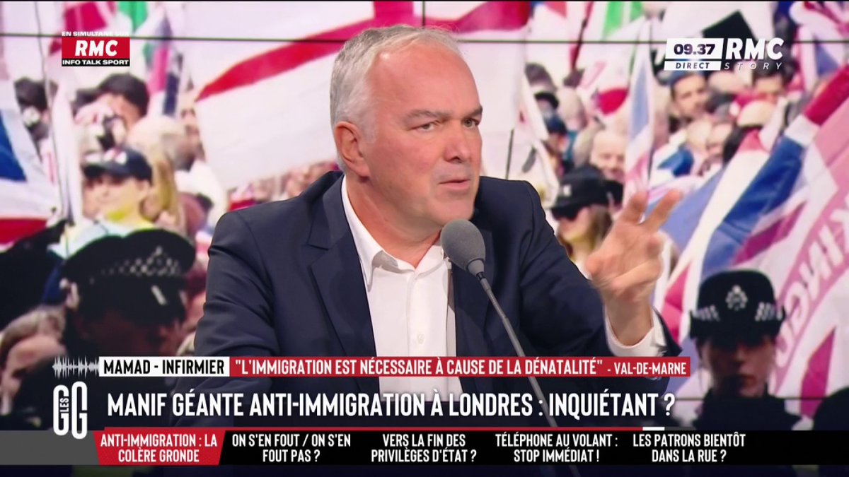 💥 "Nicolas qui paye, ça va un moment !" 📞 Mamad, infirmier, au 3216 : "Sans l'immigration, il y aurait plein de petite mamies en galère. Levez-vous le matin à 6h, dans les transports il y a plein d'immigrés qui vont au charbon pour faire tourner le pays." #GGRMC