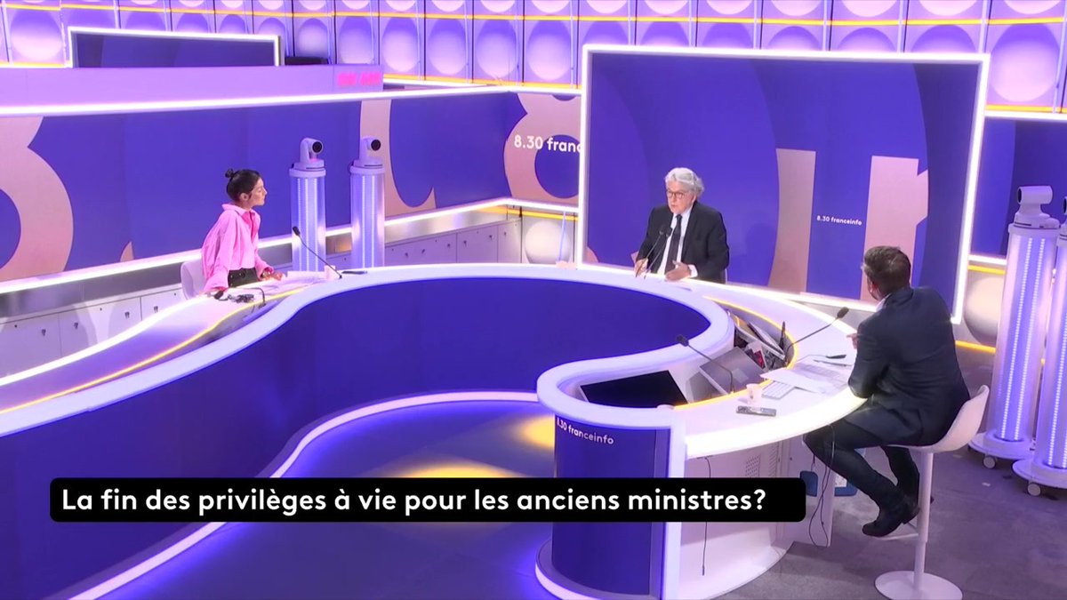 🔴 Fin des privilèges pour les anciens Premiers ministres : ▶ "Quand on a été Premier ministre 3 mois, est-ce que ça justifie qu’on ait une voiture de fonction à vie ? Bien entendu que non", selon Thierry Breton ancien Commissaire européen et ancien ministre de l'Économie