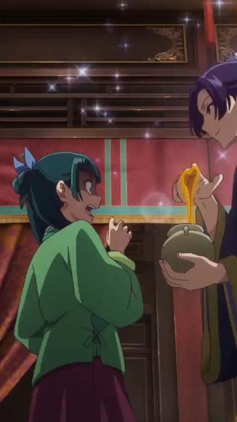🍃⁺‧┈┈┈ 『#薬屋のひとりごと』 切り抜き動画プレイバック✨ ┈┈┈‧⁺🐈˚. 「いい子にはご褒美をあげないとね」 ―第1期 / 第10話より TVアニメ『薬屋のひとりごと』 第1期・第2期 好評配信中!📺