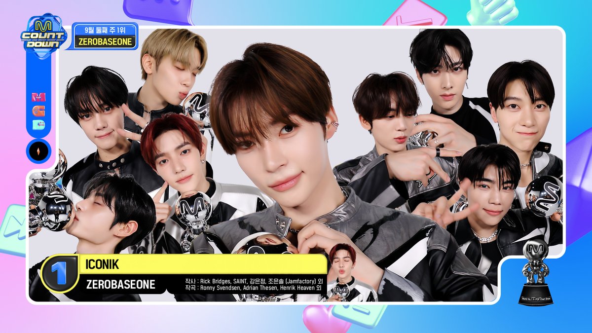 [#MCOUNTDOWN] Ep.905 🏆No.1 of the week🏆 #ZEROBASEONE - #ICONIK 축하합니다🥳🥳🥳 Encore Stage▶