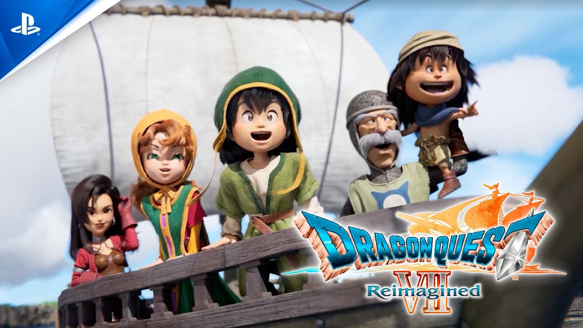 ¡Zarpa hacia una aventura con Dragon Quest VII Reimagined, lanzamiento el 05/02 en #PS5! Acompaña a un joven hijo de pescadores en su viaje y descubre que hay más allá de la isla de Estarda. Resérvalo ya: Bandai Namco España #DragonQuest
