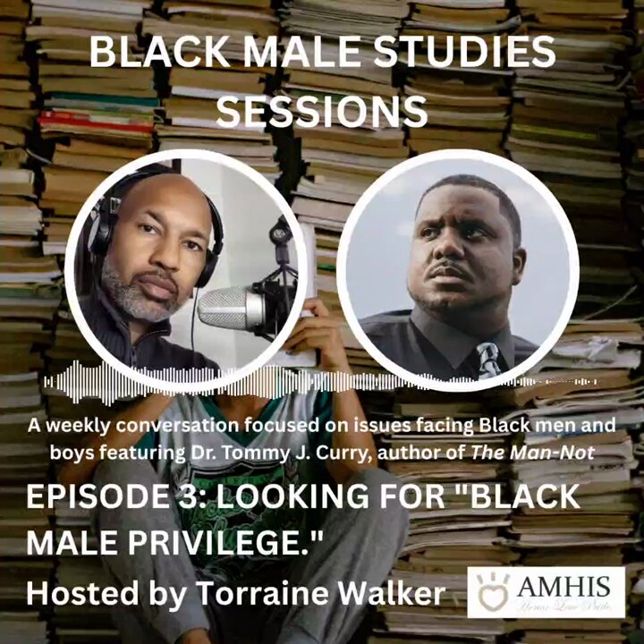 Dr. Tommy J. Curry (Prof. TJCurry Ph.D MPH) on the liberal black feminist origins of the "Black Male Privilege" myth. From Ep. 3 of the #BlackMaleStudiesSessions, sponsored by the African American Men’s Historical Society (AMHIS.) Listen to the full discussion here: