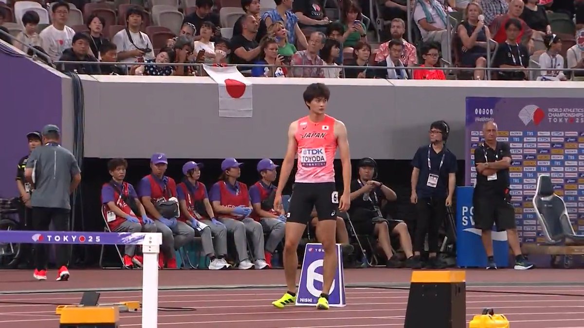 【#東京世界陸上】 ✅男子400mハードル 予選5組 ✨パリ五輪代表✨ 🇯🇵#豊田兼 8位 51秒80 準決勝進出ならず 📺TBS系 生中継