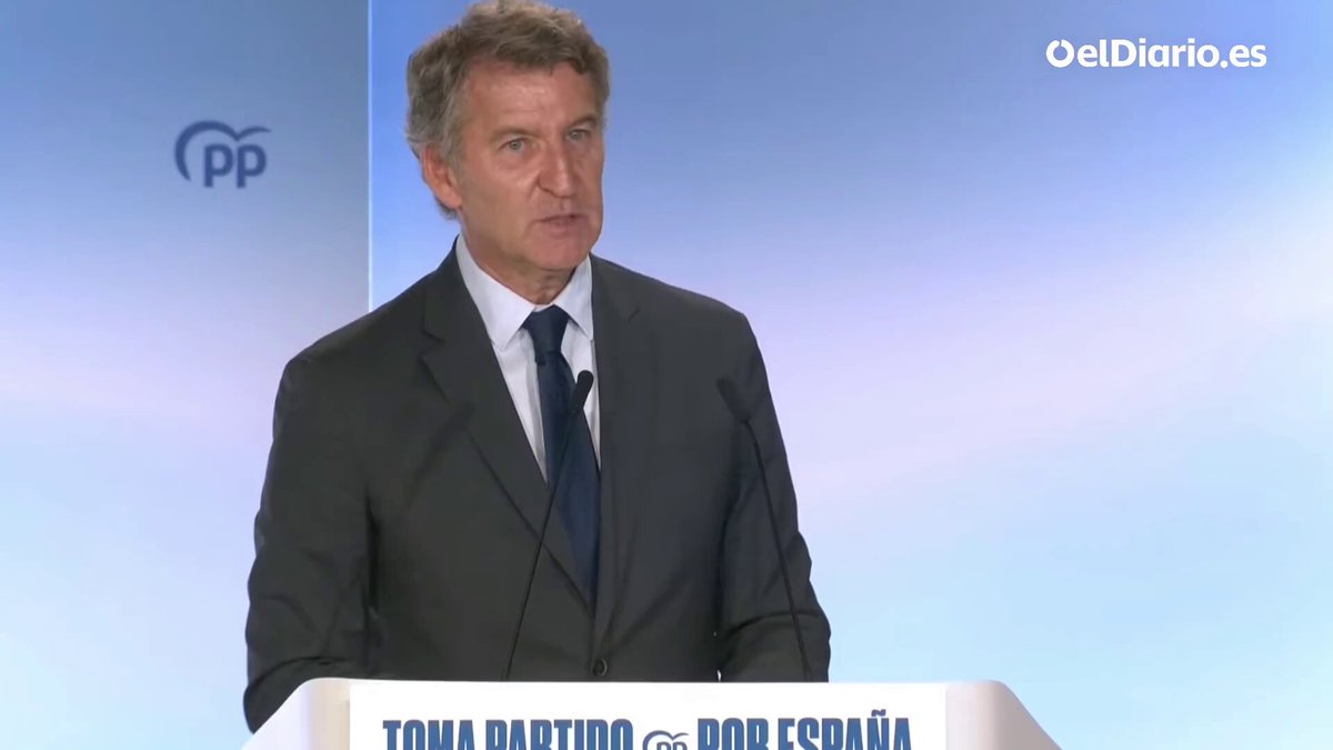 🔴 Feijóo: "España necesita un cambio porque vive atrapada en un triángulo tóxico de corrupción, de mentiras y de incompetencia. Tres heridas abiertas que tenemos que desinfectar y curar en cuanto podamos"