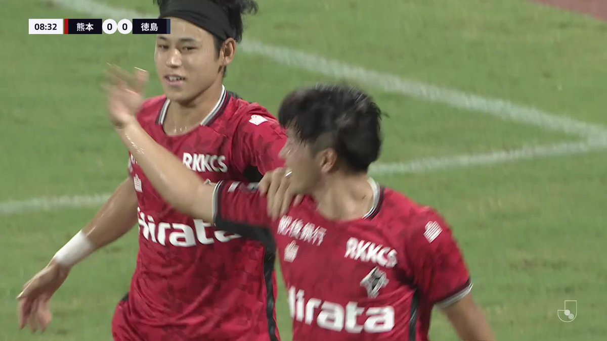 🎦 ゴール動画 🏆 明治安田J2リーグ 第29節 🆚 熊本vs徳島 🔢 1-0 ⌚️ 9分 ⚽️ 塩浜 遼(熊本) #Jリーグ