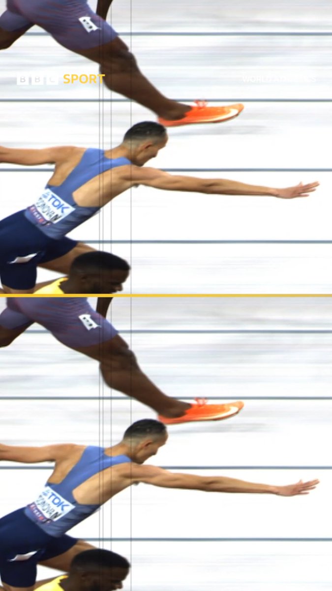 Talk about diving for glory! 🙌 #WorldAthleticsChamps #BBCAthletics