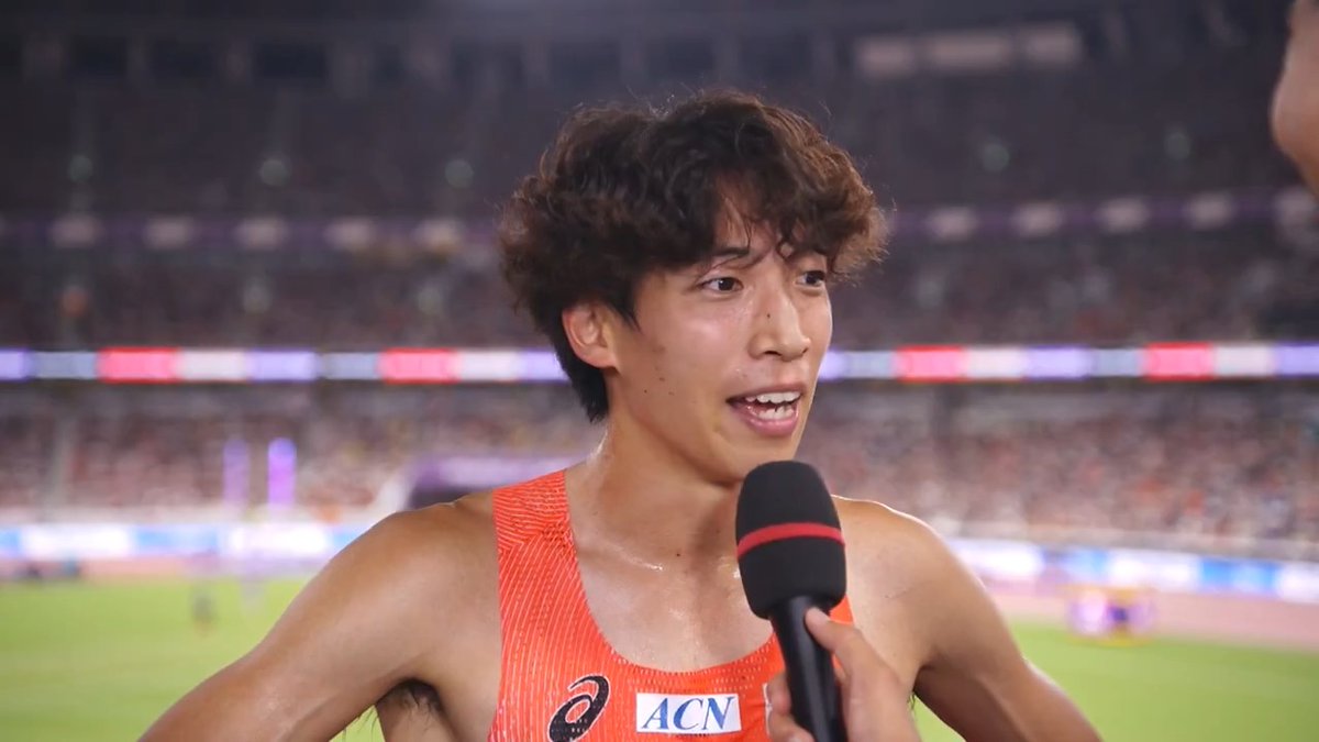 【#東京世界陸上 】 ✅男子3000m障害 決勝 見事8位入賞🎊✨ 🇯🇵#三浦龍司 のインタビューです！！！ 🗣「内側から震えるような歓声をいただきました。 間違いなく手応えはありますしまた更に成長できると思います！！！」 📺TBS系 生中継