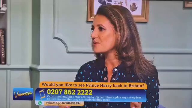 Both Nicola and Dom have not been told Prince Harry just wants to visit the Uk more (rather than stay here). Nicola “I’d love to see Harry back because we do love him. His character is good. He does such good work. It’s what we need for the royal family. It would be wonderful for the country.” Doc “It will be difficult (with William)……I would (be delighted to see Meghan back.” #PrinceHarryreturn