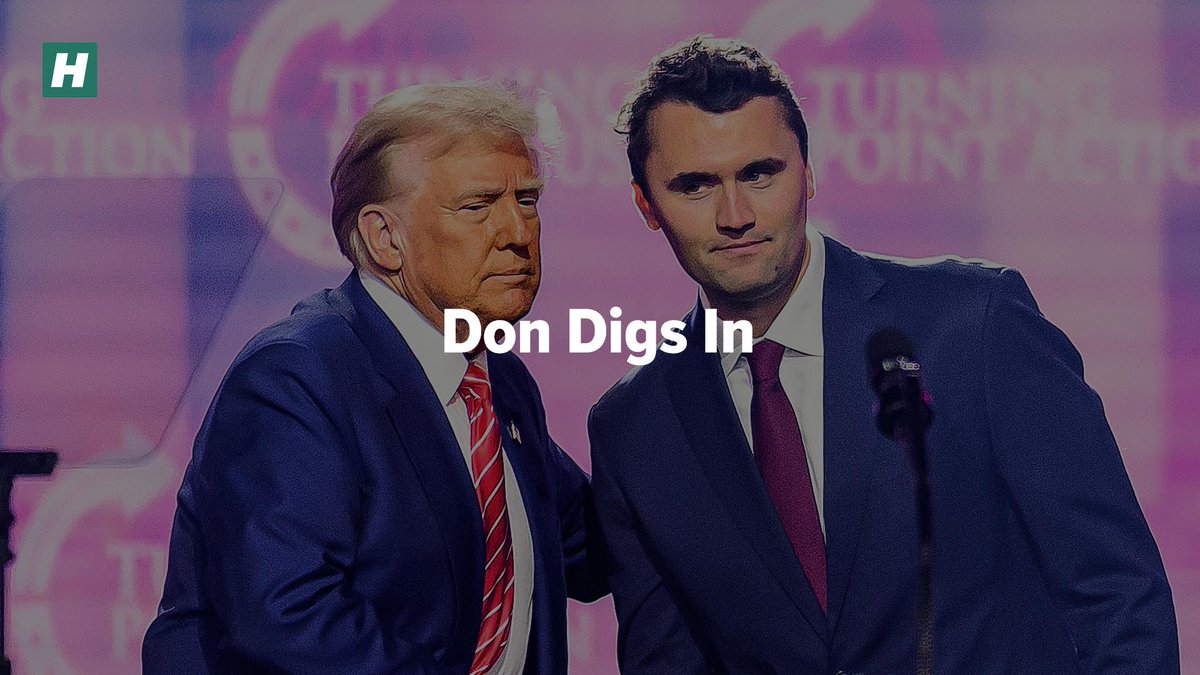President Donald Trump is still slamming the “leftists” for the killing of Charlie Kirk.