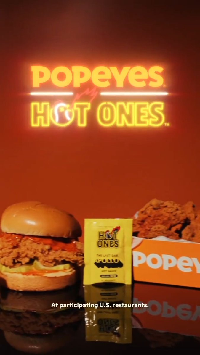 The Popeyes x Hot Ones collab is HERE ❗🔥 Flavor meets fire with our Sizzlin’ Sriracha Dippers, Smokin’ Rojo Sandwich, and Darin’ Dab Ghost Wings. Think you can handle it?