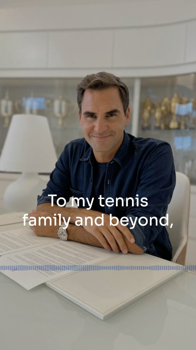 🥹🇨🇭 Three years ago today: 20-time major champion Roger Federer announces his retirement from professional tennis 🎾 🥲 I remember exactly where I was when I saw the notification