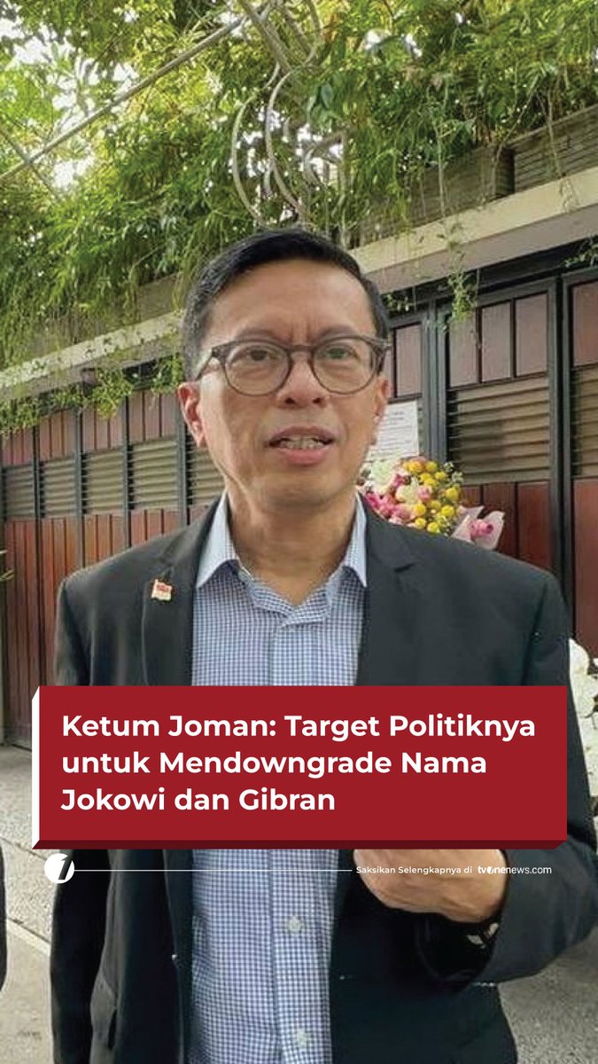 Ketua Umum Jokowi Mania, Andi Azwan menilai ada 'Dirigen' yang Mengorkestrasi soal Ijazah Jokowi dan Gibran dengan tujuan untuk mendowngrade Joko Widodo dan Wapres Gibran Rakabuming. Andi juga menyebut target utama dari polemik ini adalah menafikan program-program mantan Presiden Joko Widodo yang dinilai berhasil. Simak berita selengkapnya di #HardNews_Poliitk #FlashOne #CariBeritaditvOne #PolemikIjazah #IjazahJokowi #IjazahGibran #JokowiMania #FO04