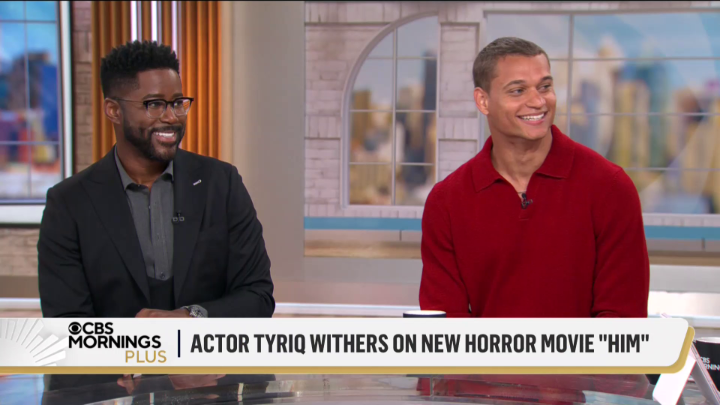 Have you ever wanted something so bad, you would do anything to get it? The new horror movie, “Him,” produced by Jordan Peele, explores that question — and its star, Tyriq Withers, shares how the film allowed him to have a “cathartic experience” playing football while examining the “real, raw athletic pursuit of greatness.”