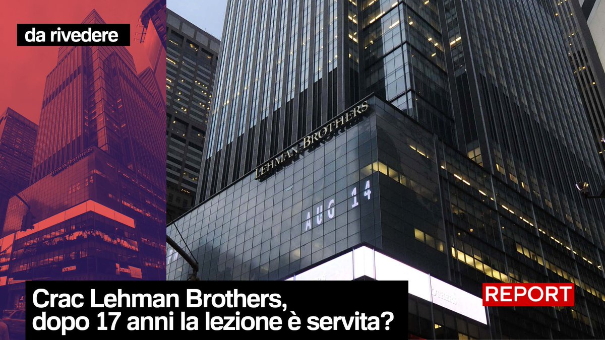 15 settembre 2008: Lehman Brothers crolla. È stato il più grande disastro bancario di sempre. Nel 2020 eravamo ancora convinti che il mercato governasse il mondo, invece è bastato un organismo microscopico, per metterlo in ginocchio.