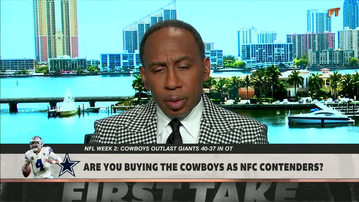 .Stephen A Smith is SHOCKED by the Giants' penalties against the Cowboys 😯