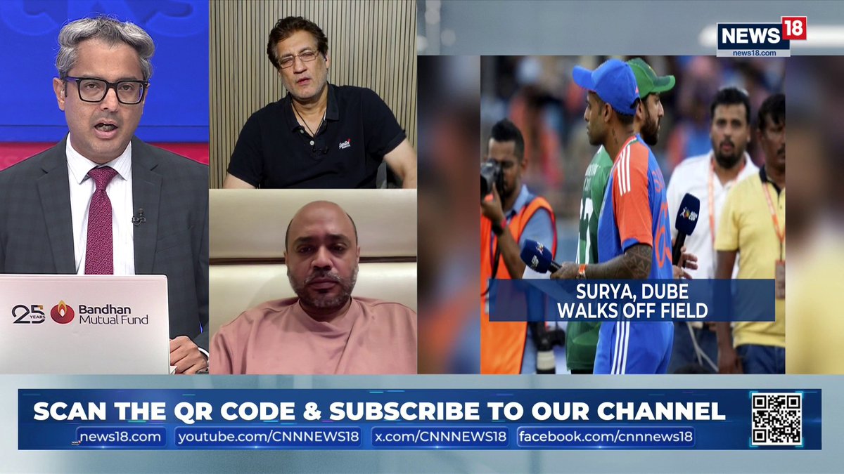 Handshake snub | There is a bigger game going on. India is making a place for itself in world sports. People should blame the govt not BCCI: Atul Wassan, Fmr Indian Cricketer All of this is because of BCCI's greed: Abhijit Iyer-Mitra, IPCS #INDvsPAK #BrassTacks | Zakka Jacob