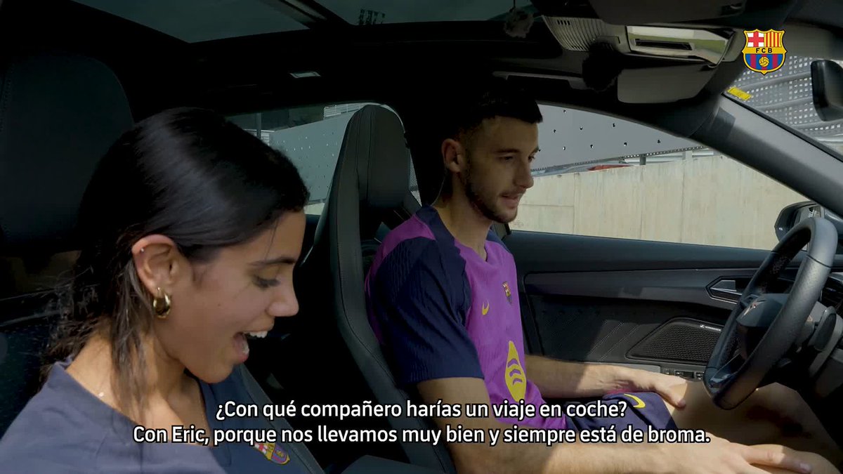 Joan haría unas curvas en coche con Gavi ⚡ CUPRA