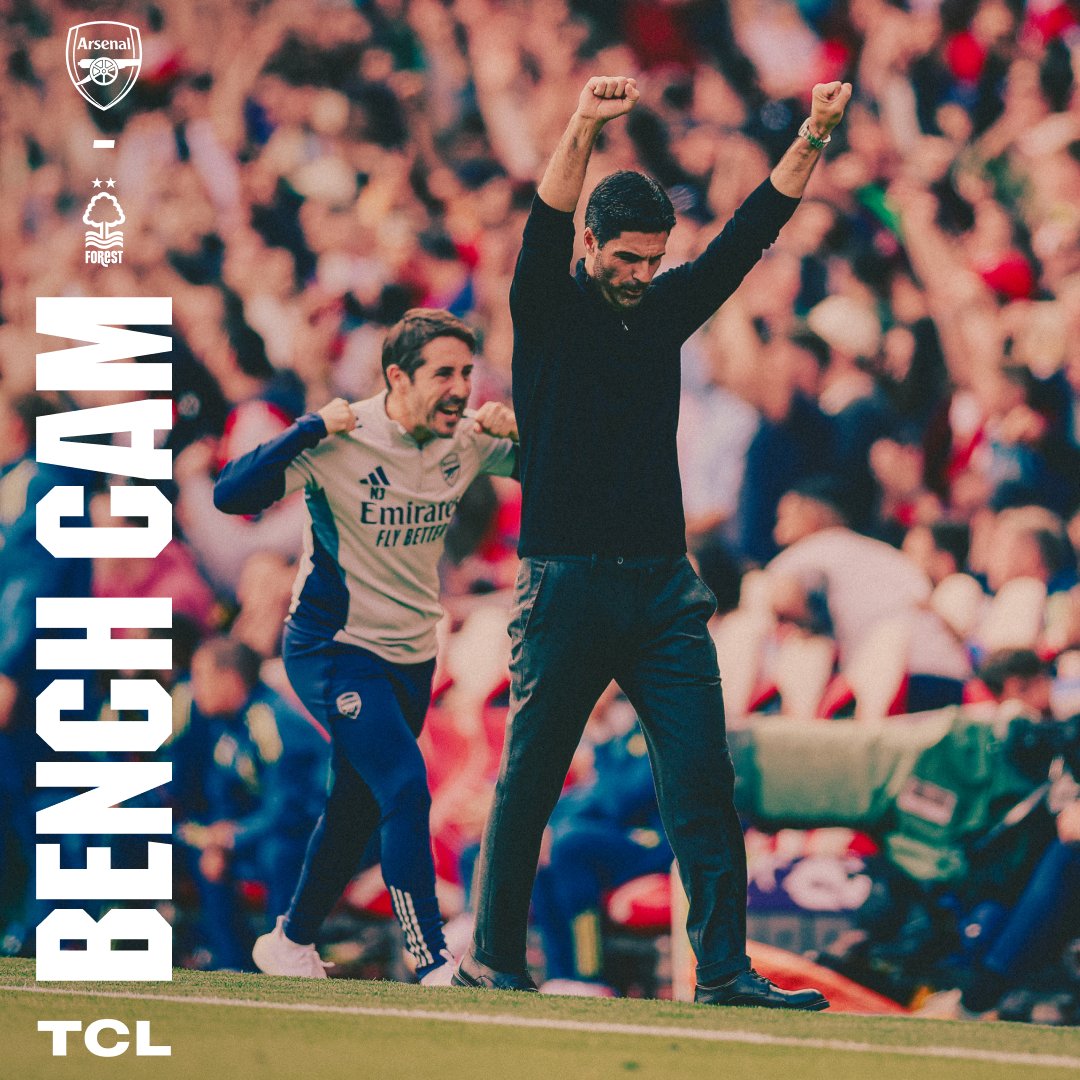 Mikel's seal of approval 👏 Watch all of the reactions with Bench Cam 🎥 🤝 TCL MiddleEast