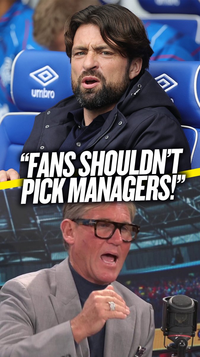 🤫 "I know it's five games... but pack it in!" 😡 "Don't [sack him] because a bunch of fans are not having him!" Simon Jordsan urges #RangersFC to ignore their fans who are calling for Russell Martin to be sacked! 👀