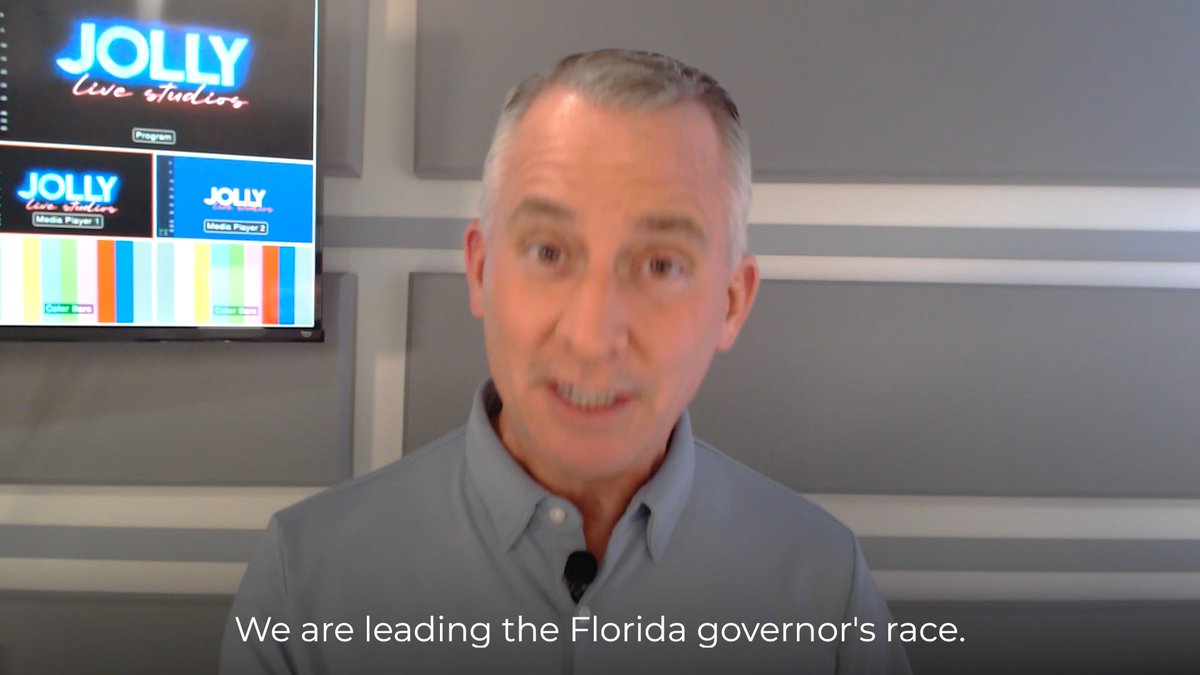 This is huge: our new poll shows that we are leading the Florida Governor’s race. It’s clear: Floridians want a brighter future for our state. We can win, but I need your help. Donate, volunteer or share our message. Get involved now.