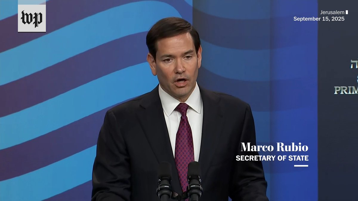 Secretary of State Marco Rubio downplayed U.S. tensions with Israel after meeting with Israeli Prime Minister Benjamin Netanyahu in Jerusalem on Monday. “We are focused on what happens next,” Rubio said, adding that he hoped Qatar would continue to play a “constructive role” in efforts to reach a conclusion to the Gaza war.