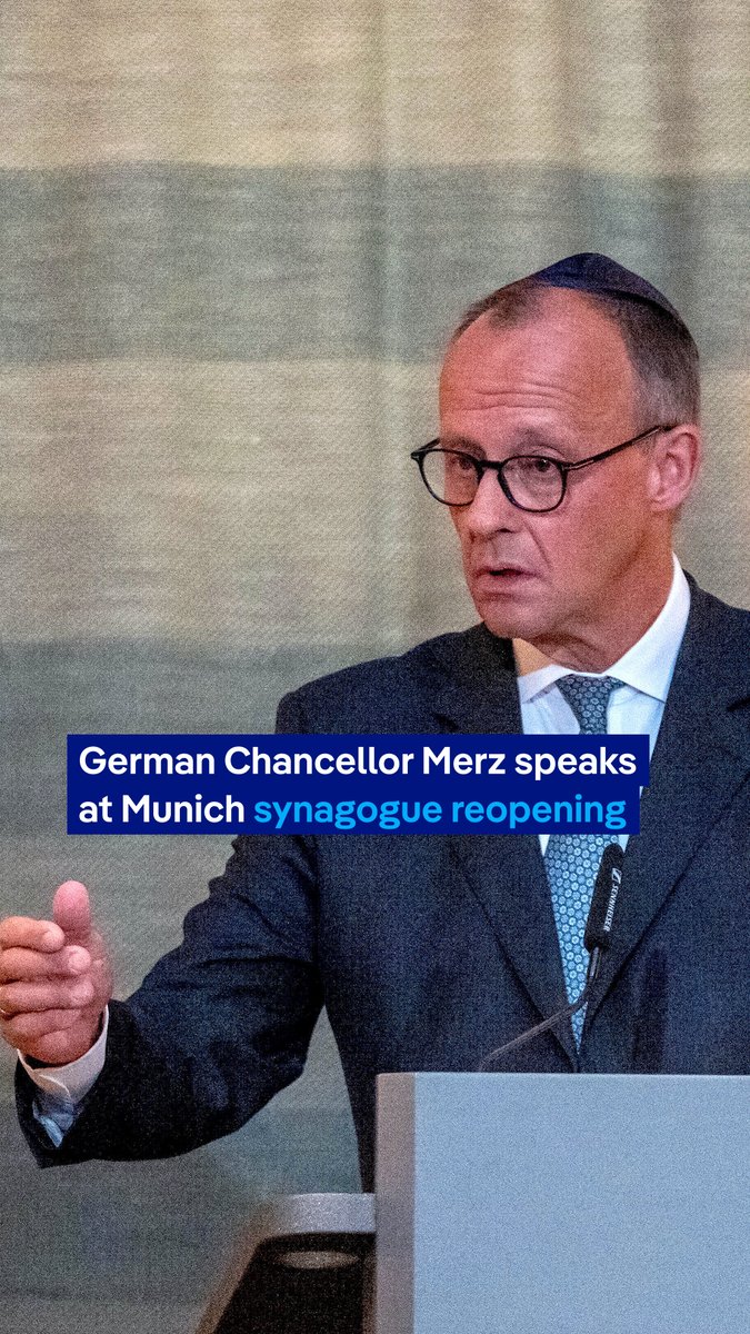 The only synagogue building in Munich to have survived the Nazi regime has reopened after extensive restoration work. Germany's chancellor was there to mark the occasion and had a special message for the Jewish community- and the country.